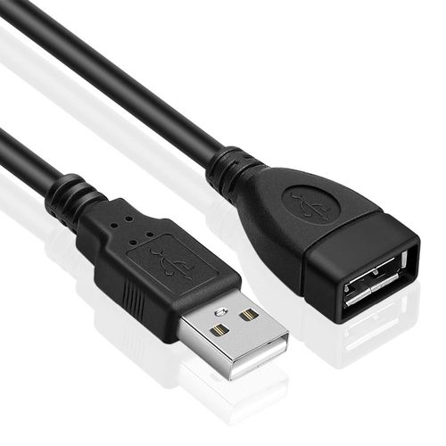 黑色usb 男性到女性扩展扩展数据 m/f 适配器电缆工厂价格下降航运